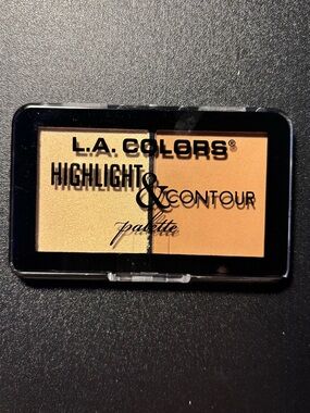 L.A. COLORS Highlight & Contour Duo - Gold & Tan